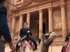 On a camel in Jordan