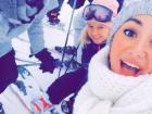 This was my first time skiing to work with my friends! I had so much fun, but it was challenging because of all the ice and snow!