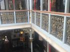 The inside of a Peranakan Chinese mansion mixing Chinese, Malaysian, and British architecture