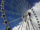 The South Bank ferris wheel takes you up to see a spectacular view of the city