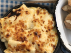 I ordered the best macaroni and cheese ever in a small city outside of Sevilla