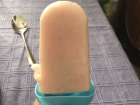 We froze my host brother's strawberry milkshake to make homemade ice pops