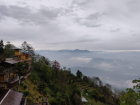 The view from breakfast in Nepal