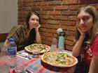 We found good Italian pizza, with all imported ingredients, in the depths of Sri Lanka's big city