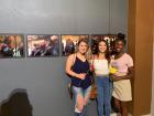 With friends at the International Women's Day photo exhibit 