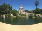 Water fountain designed by famous artist Gaudi