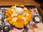 Mango Patbingsu—pour in the condensed milk for a sweet bite