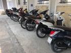 The teachers' bikes at the college