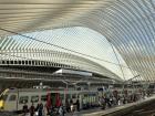 Liege train station in Belgium; Liege is only 30 minutes from Maastricht!