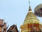 Doi Suthep, a beautiful Buddhist temple on a mountain in Chiang Mai, Thailand