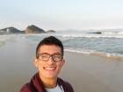 First selfie I took on Copacabana Beach