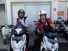 My housemate and I rented motorbikes on our Ramadan travels in Bali, Indonesia
