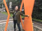 A fun door sculpture in Buenos Aires