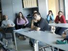 While giving a photography workshop, my mentor snapped this photo of my students.