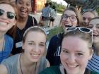 Some other teachers and me at a temple