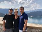 My mom, my dad and me in Slovenia when they dropped me off for my Fulbright back in September