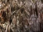 Some really interesting stalactites on one of the cave walls 