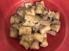 Gnocchi with truffle and beef