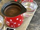 Slovenians prepare coffee in a pot like this, which looks different from the kind found in the U.S.