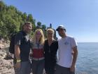 My family and me (my mom, my dad and sister) in Minnesota on the shore of Lake Superior!