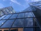 One of many glass buildings in the Google HQ complex