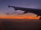 I watched the sunrise from my flight to Budapest for a weekend getaway