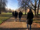 Walking through St. James's Park