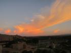 A sunset in Hampi