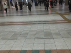 This is inside of Sapporo Station, and there is no trash can in sight. There would probably be at least two if this were the U.S.