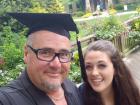 My dad and me after my college graduation