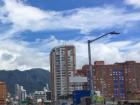 The TransMilenio lanes are completely empty, while the other lanes are full of traffic