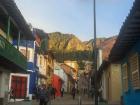 A view of the mountains from downtown