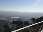The beautiful view of downtown Haifa from the university, which is located right at the peak of Mount Carmel