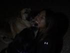The night I left Paso Robles, my two dogs, Rocky and Azul, gave me a kiss goodbye!