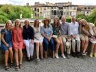 My family in Italy! I am the one on the left in the blue dress
