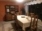 This is the dining room in Lorena's house. We've had many great conversations over meals here. 