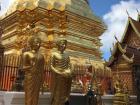 One of the many glorious temples in Thailand, with its amazing detailed design