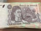I love all the intricate drawings on the 500 peso bill