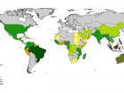 Mangrove ecosystems all around the world (HA means hectare, which is a unit of measurement where 1 HA = 107,639 square feet!)