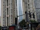 The skinny building in the middle of this picture is actually the Shanghai Tower. The tower is the tallest building in Shanghai and has one of the highest observation decks in the world!