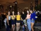 My friends and I enjoying EXPO Chicago at Navy Pier