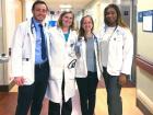 I am learning to be a doctor with these friends of mine