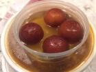 We love eating gulab jamun (fried donuts in syrup) as a family!
