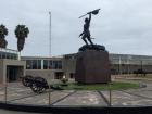 Statue of one of the generals in the Real Felipe Fortress 