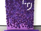 My college colors are purple and white, and as you can see by this faux-flower display, Finns like to put nature in all things. I've even seen big (real!) trees right in the middle of a shopping mall!