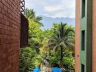 Mountains can be seen from various spots on campus