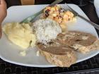 Colombian corrientazo (traditional lunch)