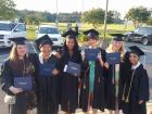 A photo of my friends and me at high school graduation