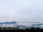 Photos don't do the natural beauty of Cali justice, but I tried to capture the lovely, cloudy mountain view