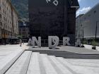 This spells out Andorra, but unfortunately it's hard to capture all of the letters in a single photo!